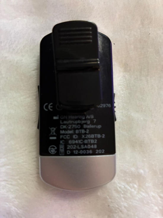 Black Remote Control Clip for Hearing Devices/For Parts or Not Working - Picture 3 of 6